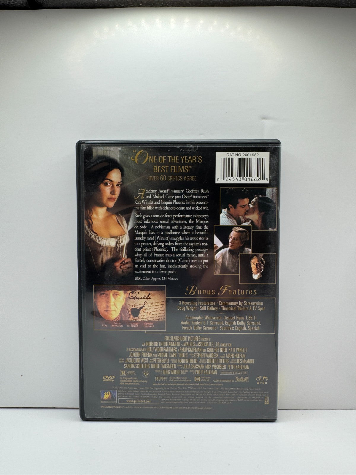 Quills (DVD) Geoffrey Rush Biography