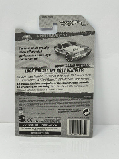 Hot Wheels Performance 1987 Buick Grand National 1:64 Diecast Factory Sealed
