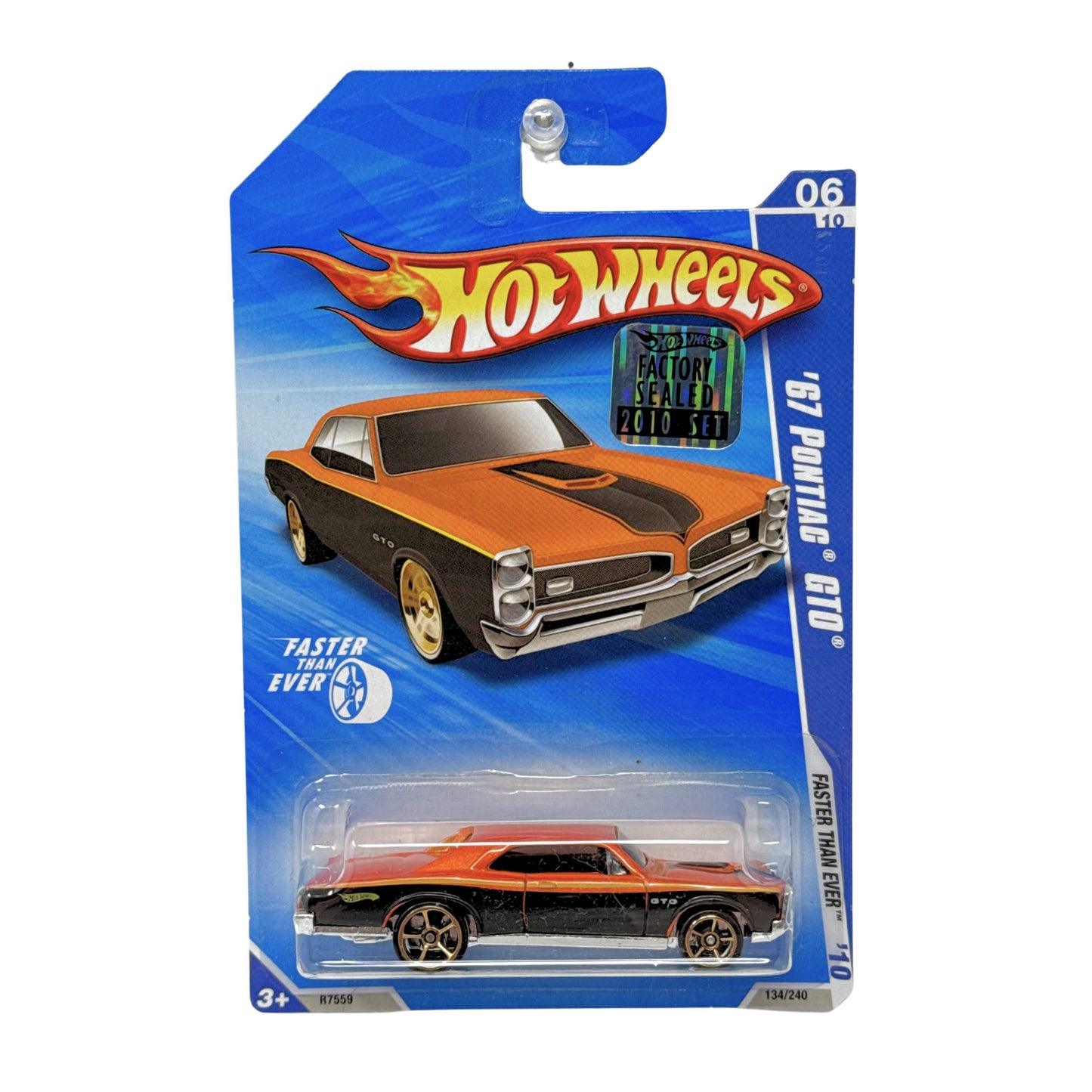 Hot Wheels Faster Than Ever 1967 Pontiac GTO 1:64 Diecast Factory Sealed