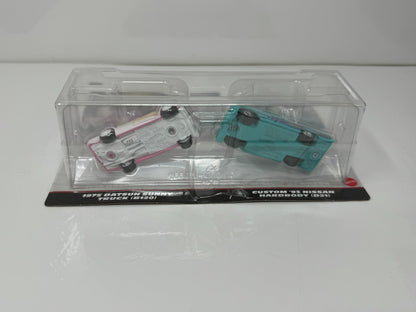 Hot Wheels Premium Datsun Sunny Truck & Custom Nissan Hardbody 2pk 1:64 Diecast