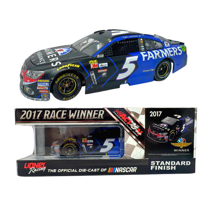 Lionel NASCAR #5 Kasey Kahne Farmers Insurance Indy Win 2017 SS 1:24 Diecast