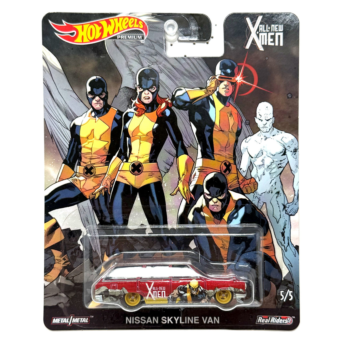 Hot Wheels Premium All-New X-Men Nissan Skyline Van 1:64 Diecast Real Riders