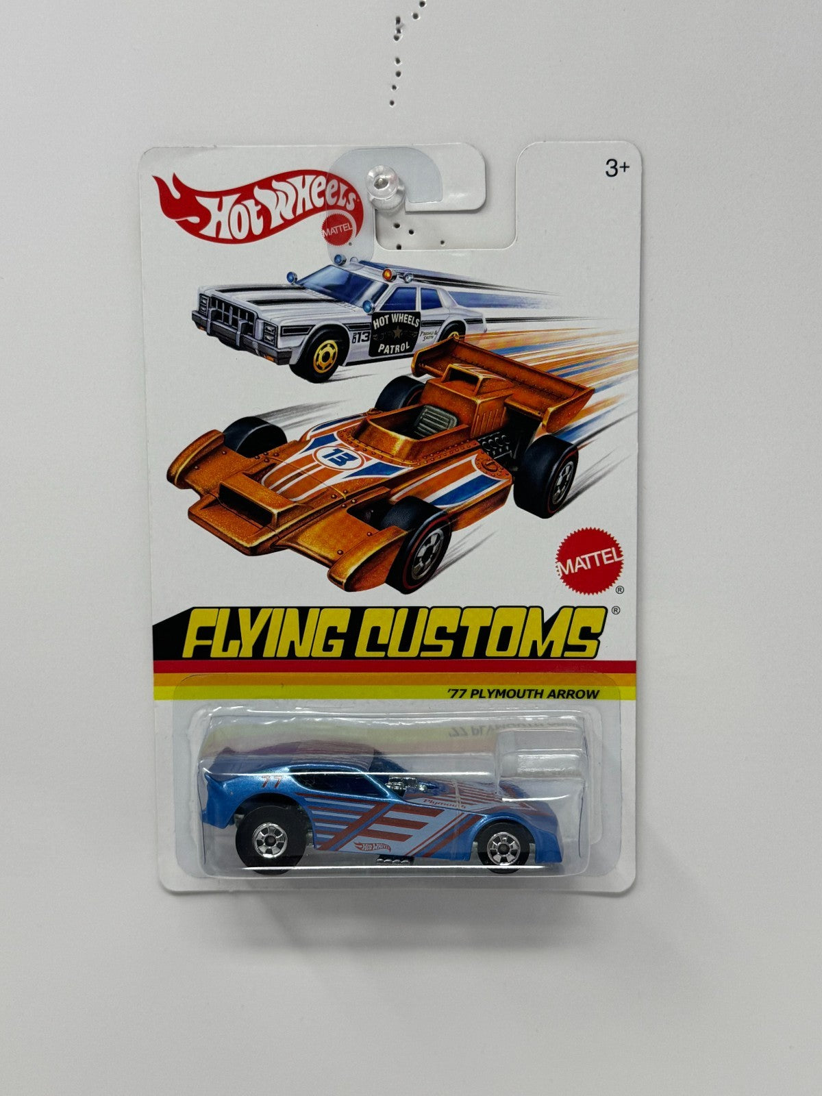 Hot Wheels Flying Customs 1977 Plymouth Arrow 1:64 Diecast Blue