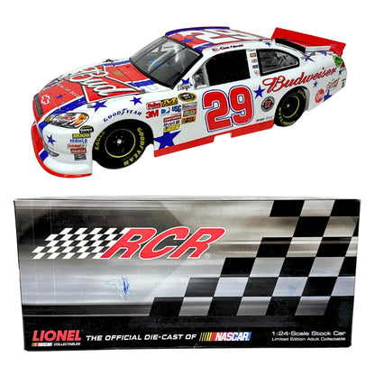Lionel Racing Nascar #29 Kevin Harvick Budweiser 4th of July Chevy Impala 1:24 Diecast
