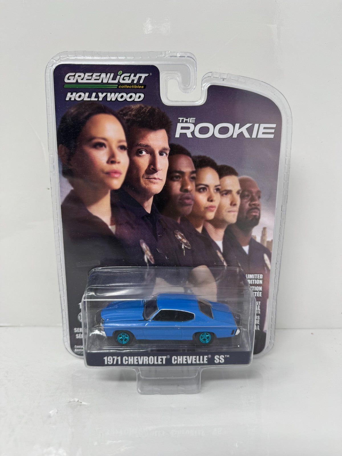 Greenlight Hollywood The Rookie 1971 Chevrolet Chevelle SS CHASE 1:64 Diecast