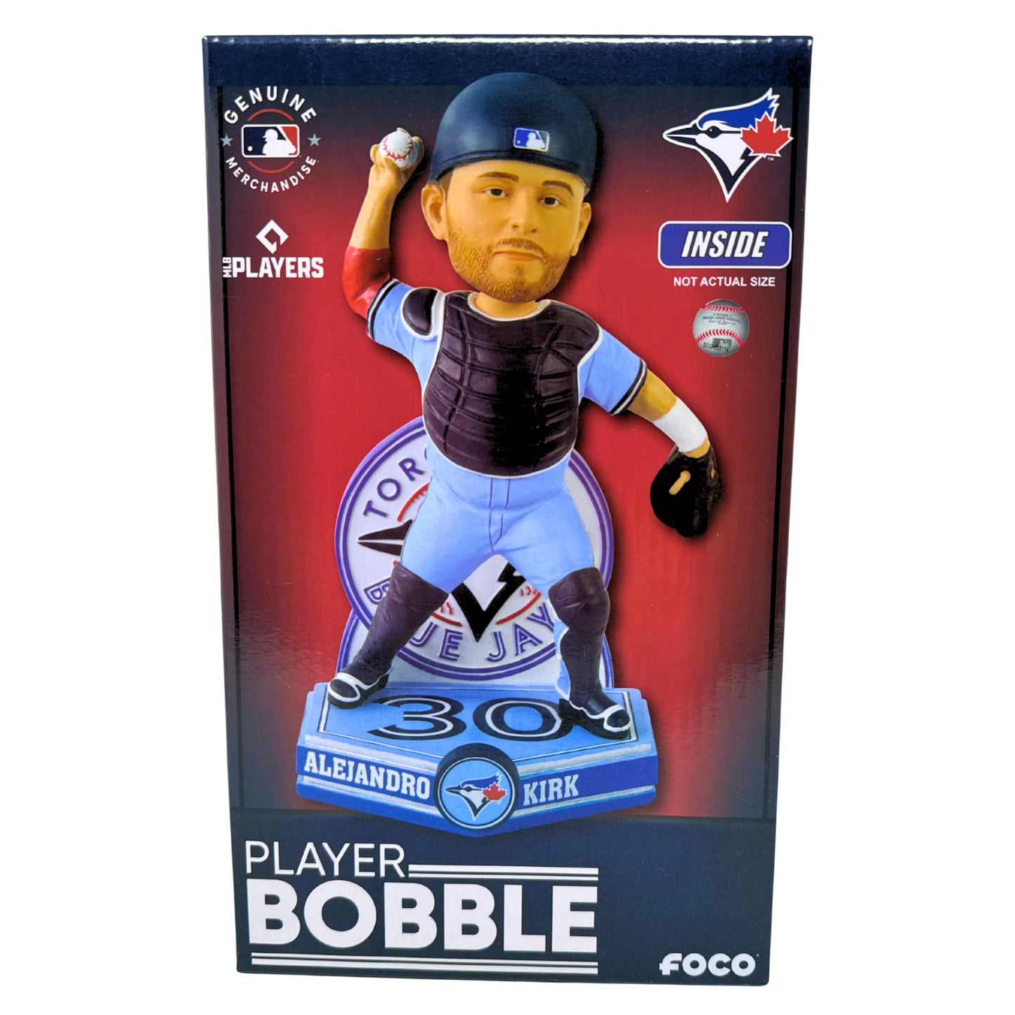 FOCO MLB Toronto Blue Jays Alejandro Kirk Gamebreaker Bobblehead