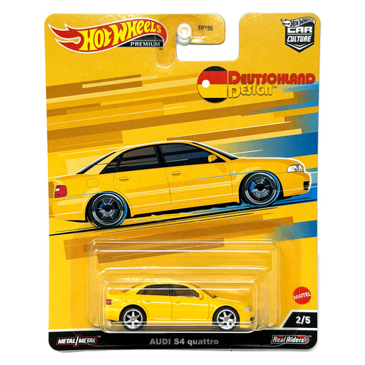Hot Wheels Premium Deutschland Design Audi S4 Quattro 1:64 Diecast