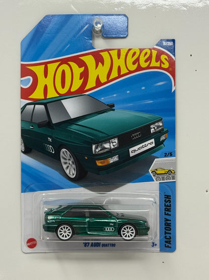Hot Wheels Factory Fresh Super Treasure Hunt 1987 Audi Quattro 1:64 Diecast