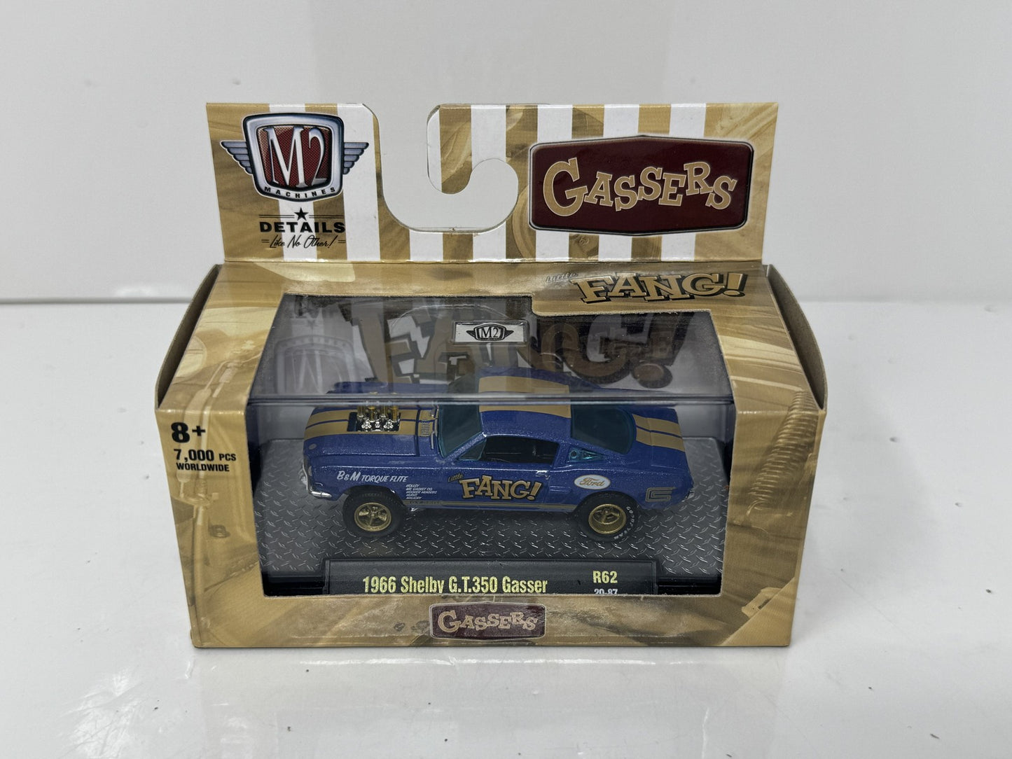 M2 Machines Gassers 1966 Shelby GT350 Gasser Fang! 1:64 Diecast