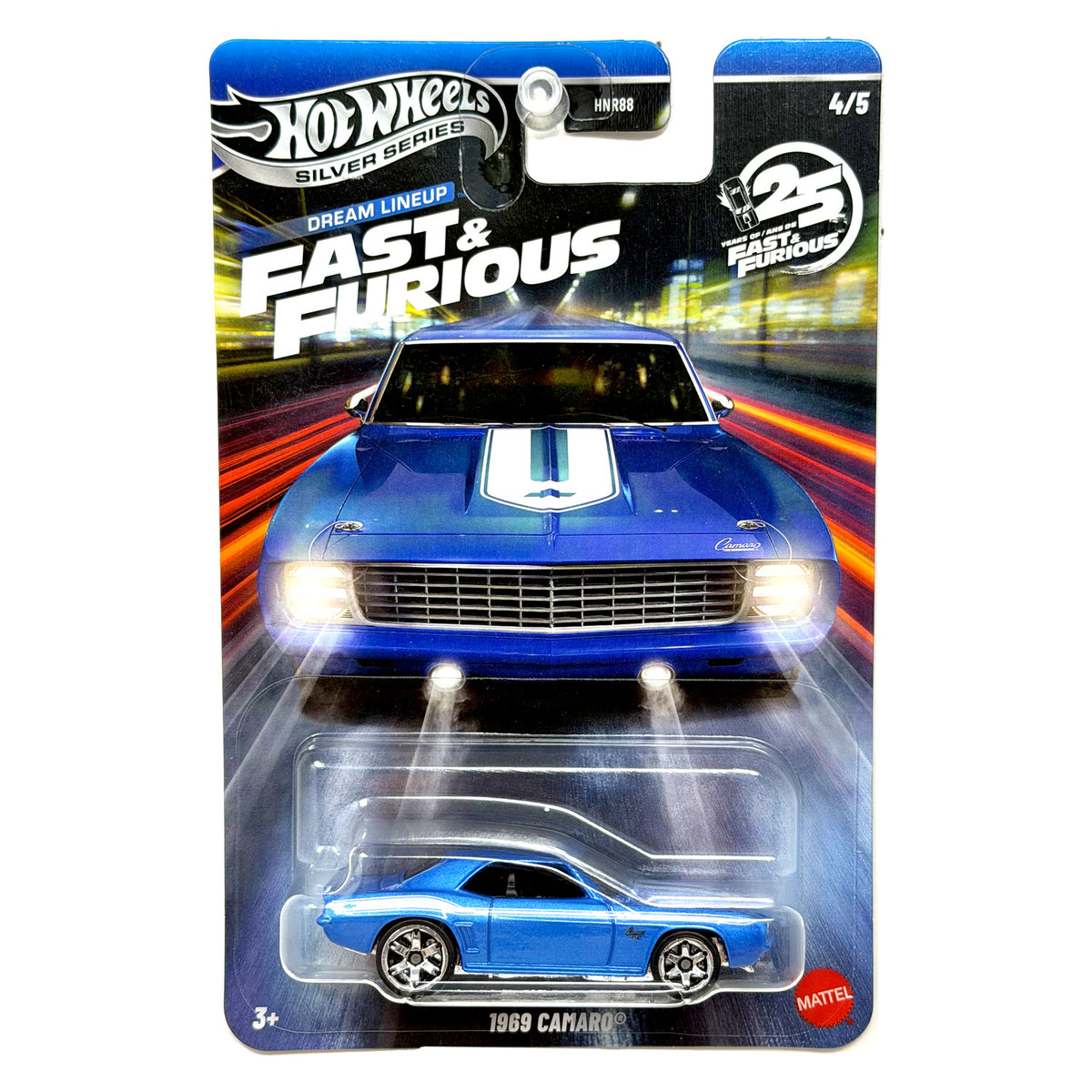 Hot Wheels Silver Series Fast & Furious 1969 Camaro 1:64 Diecast