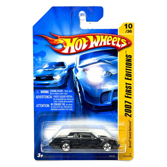 Hot Wheels 2007 First Editions Buick Grand National 1:64 Diecast Black