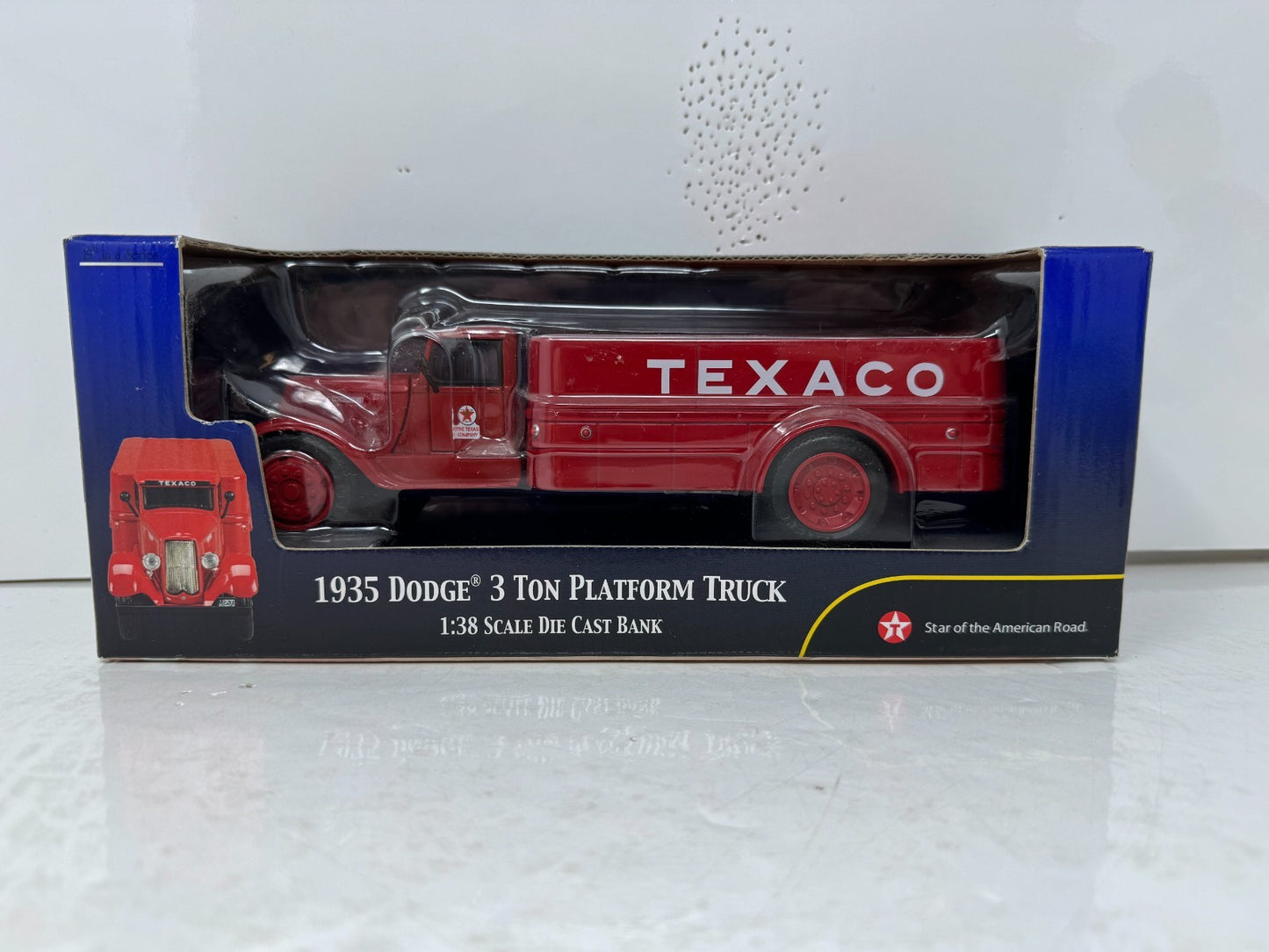 Ertl Texaco 1935 Dodge 3 Ton Platform Truck 1:38 Scale Diecast Bank