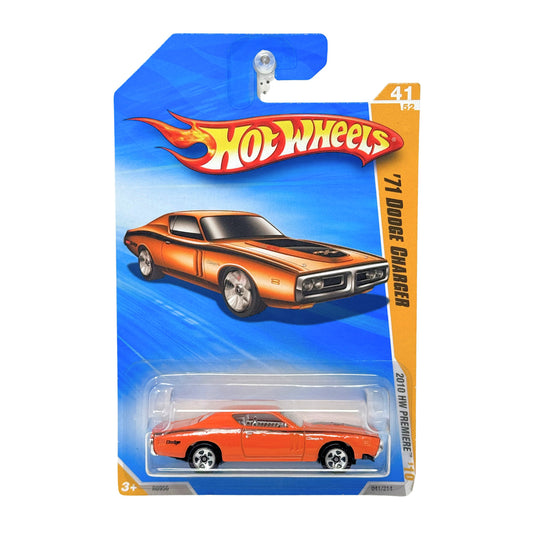 Hot Wheels Premiere 1971 Dodge Charger 1:64 Diecast Orange