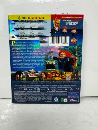 Brave (Blu-ray) Disney Pixar Animated Family Adventure Movie