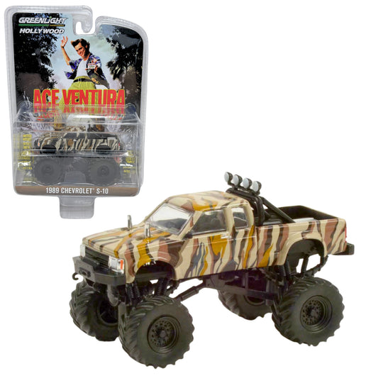 Greenlight Hollywood Ace Ventura 1989 Chevrolet S-10 Monster Truck 1:64 Diecast