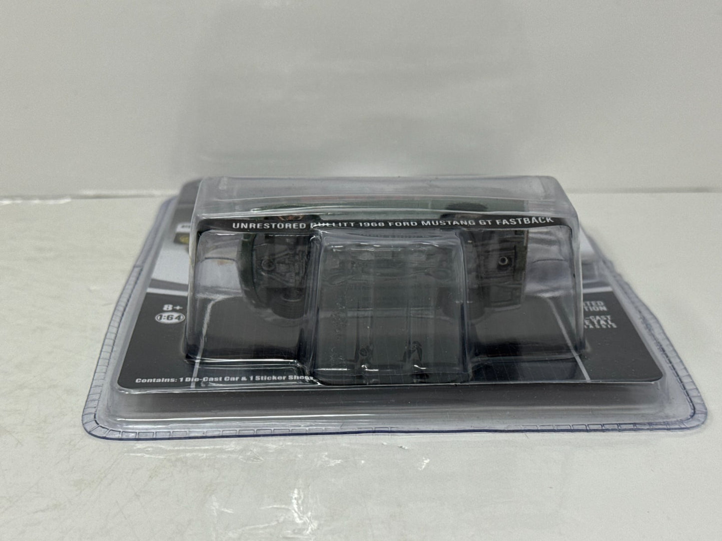 Greenlight Mecum Auctions 1968 Ford Mustang GT Fastback Bullitt 1:64 Diecast