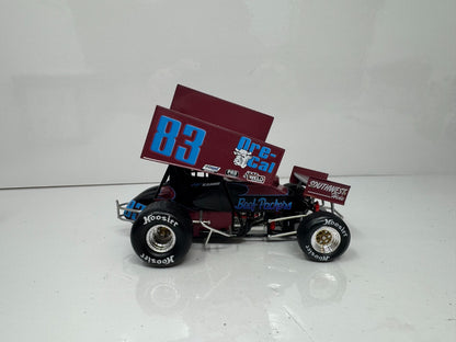Action NASCAR Kasey Kahne #83 Beef Packers 2003 Sprint Car Xtreme 1:24 Diecast