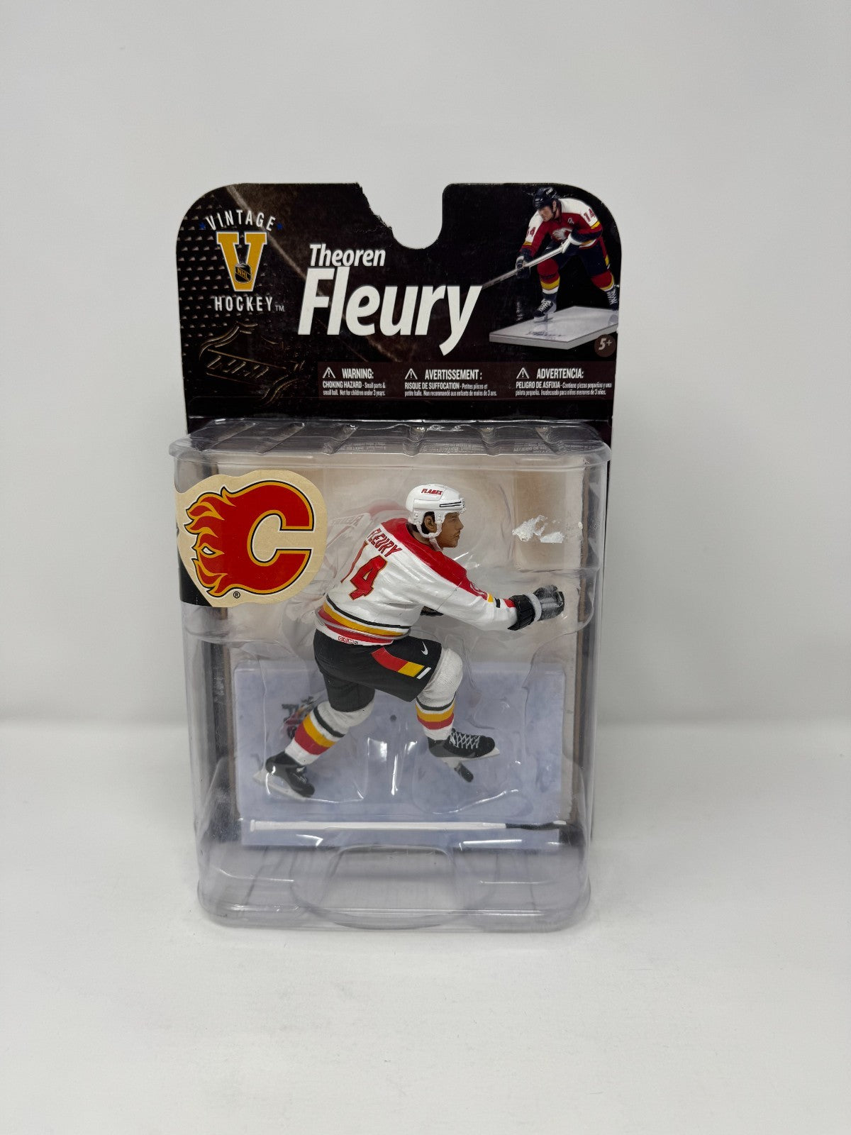 McFarlane NHL Theoren Fleury Calgary Flames Legends Series 8 CHASE Figure