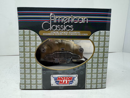 Motormax 1949 Buick Roadmaster Convertible 1:18 Diecast Yellow