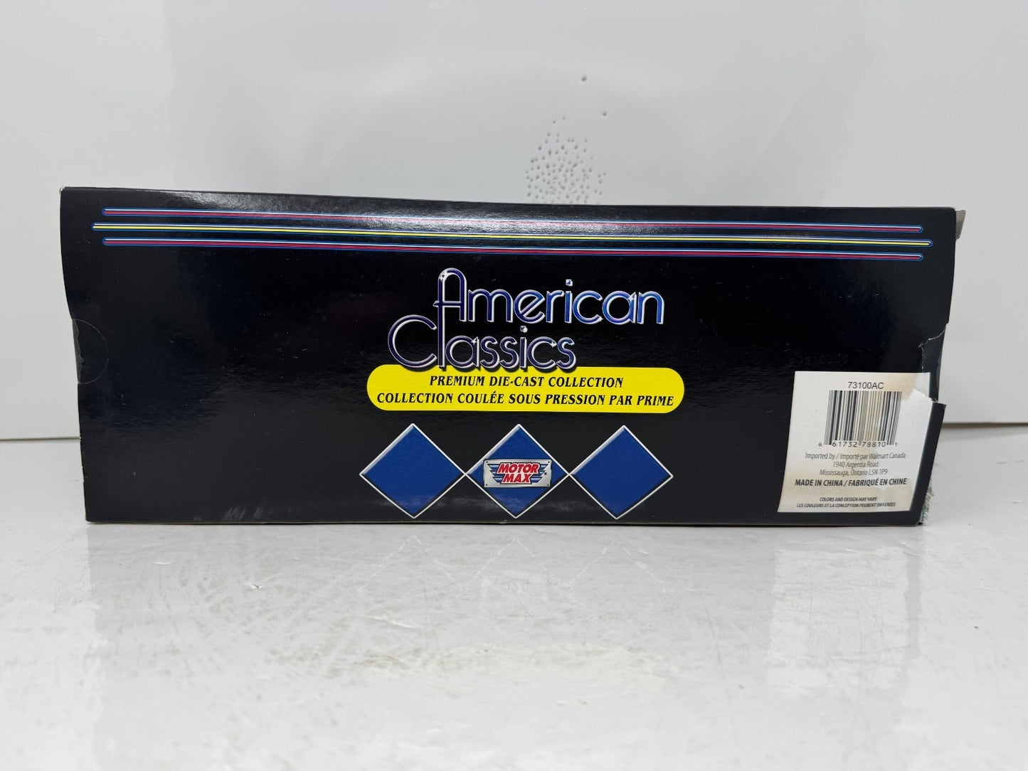 Motormax 1932 Ford Coupe Hot Rod Black w/ Flames 1:18 Diecast Car