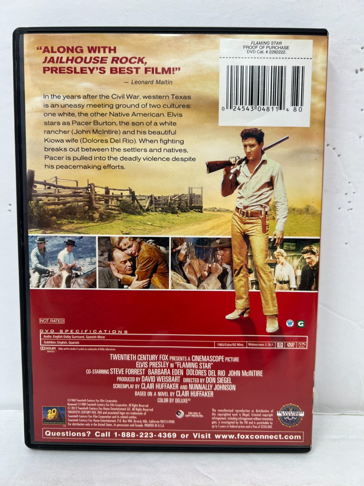 Flaming Star (DVD) Western Good Condition!!!