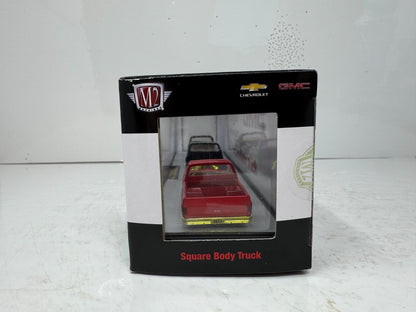M2 Machines Square Body Truck Chevrolet GMC 3 Truck CHASE Set 1:64 Diecast