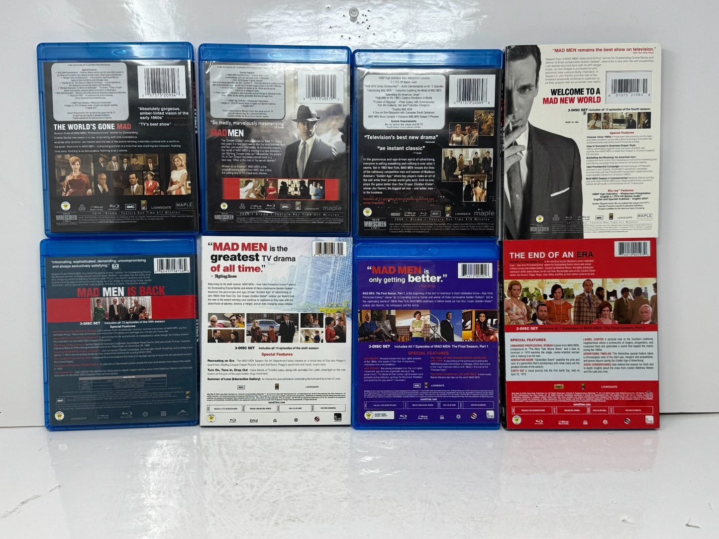 Mad Men The Complete Series (Blu-ray) Jon Hamm Drama AMC TV Show