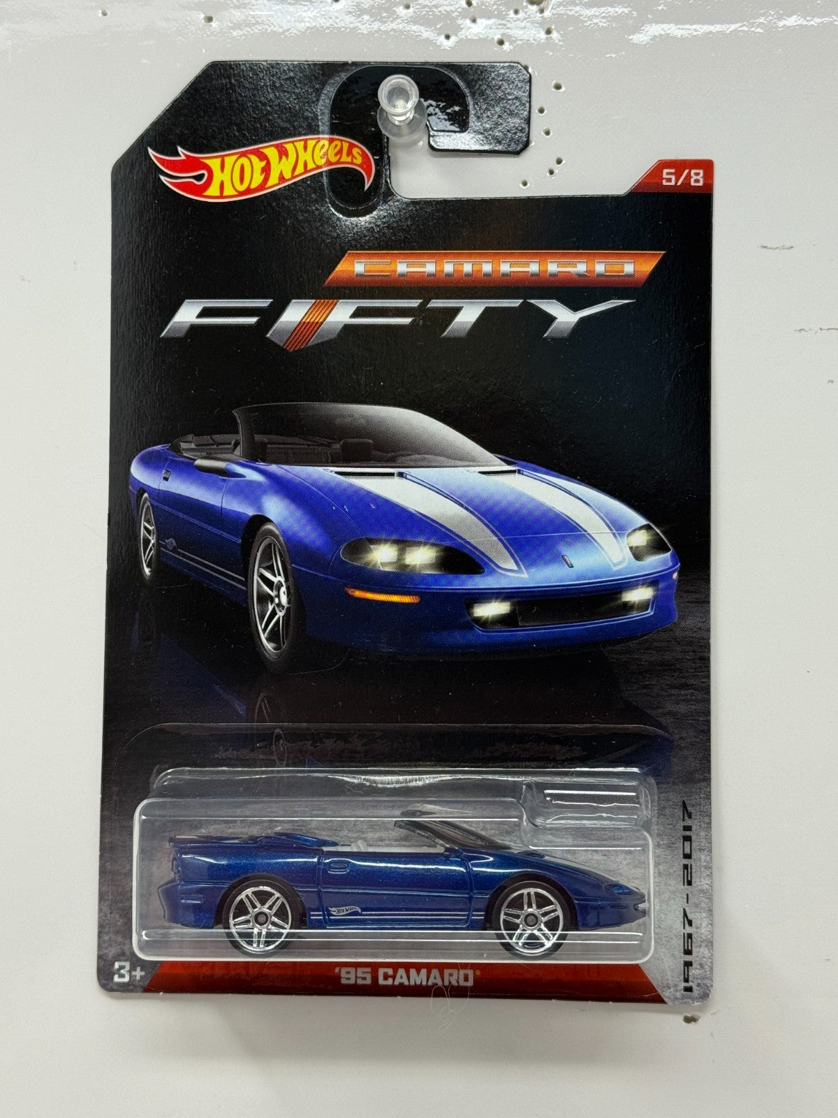 Hot Wheels Camaro Fifty 1995 Chevrolet Camaro Convertible 1:64 Diecast