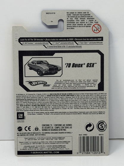 Hot Wheels HW Premiere 1970 Buick GSX 1:64 Diecast Yellow