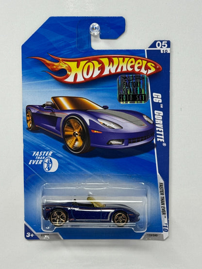 Hot Wheels Faster Than Ever Chevrolet C6 Corvette 1:64 Diecast Factory Sealed