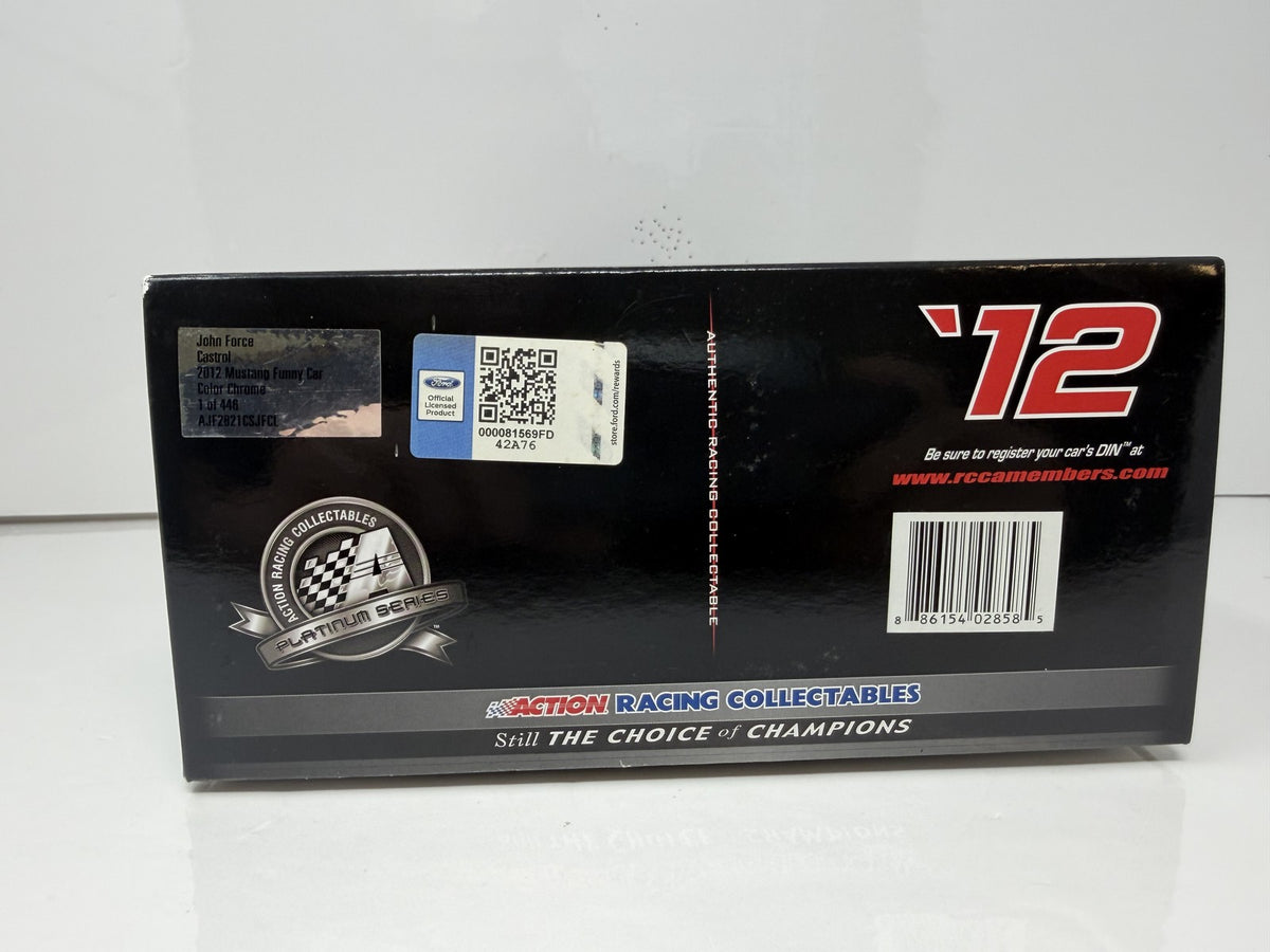 Action NHRA John Force Castrol 2012 Mustang Color Chrome 1 of 448 1:24 Diecast