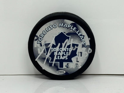 Gerry Cheevers Toronto Maple Leafs Signed NHL Autograph Puck Silver Auto