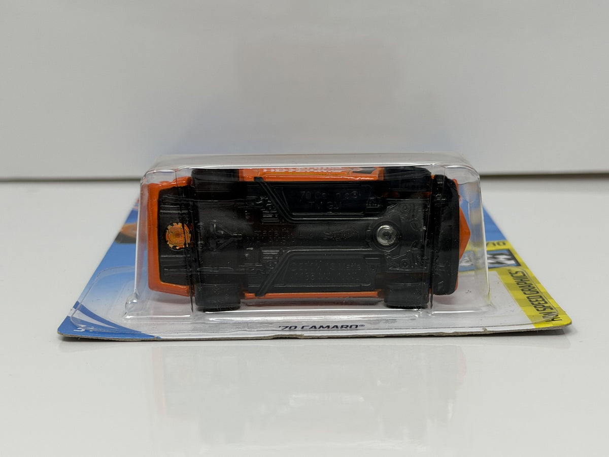 Hot Wheels HW Speed Graphics 1970 Chevrolet Camaro 1:64 Diecast Orange