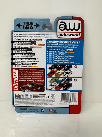 Auto World Muscle Trucks 1983 Chevy Silverado Stepside Black 1:64 Diecast