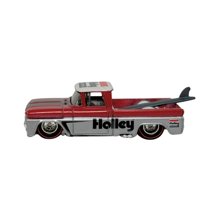 Hot Wheels Slick Rides Custom 1962 Chevy Pickup Holley Real Riders 1:64 Diecast
