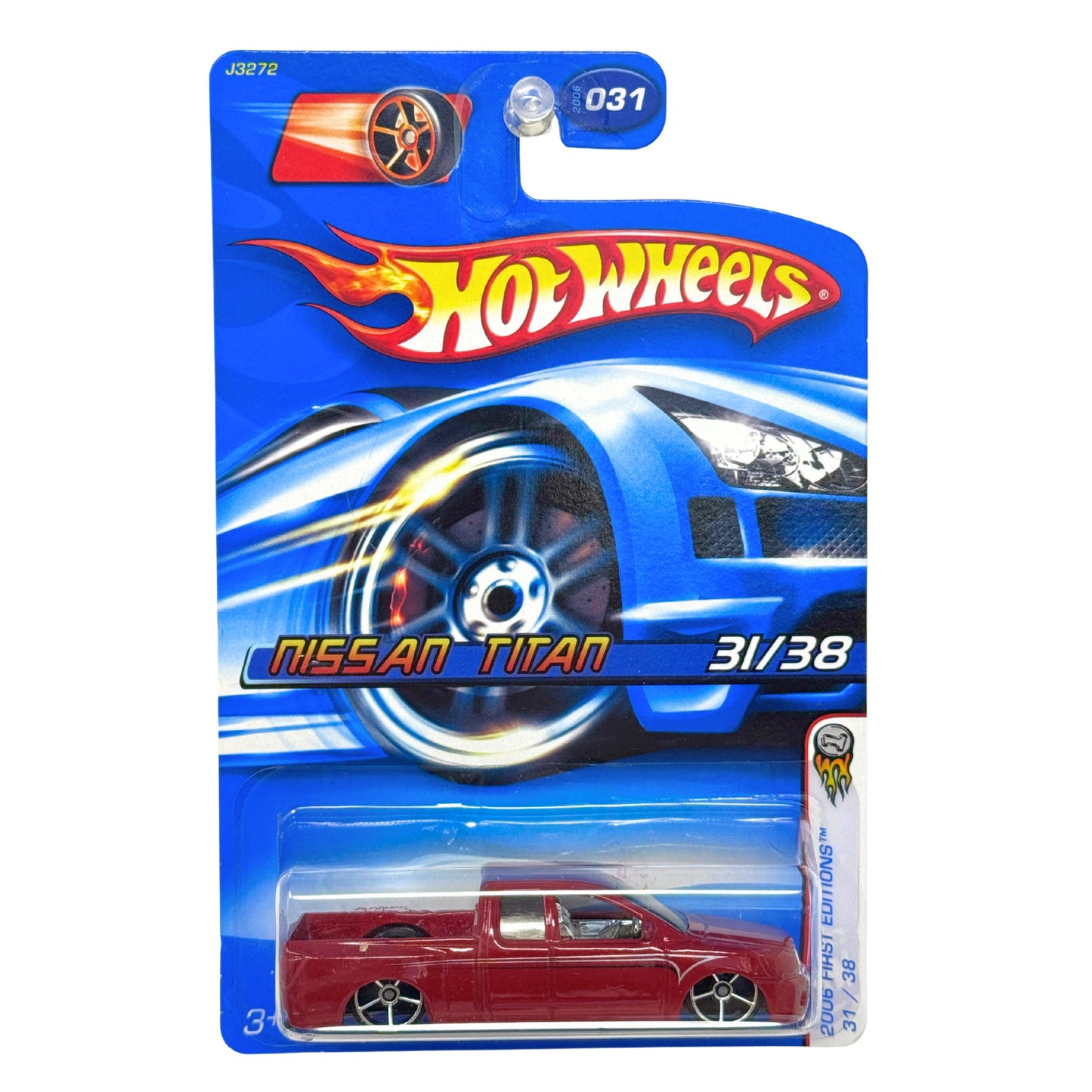 Hot Wheels 2006 First Editions Nissan Titan 1:64 Diecast Red V2