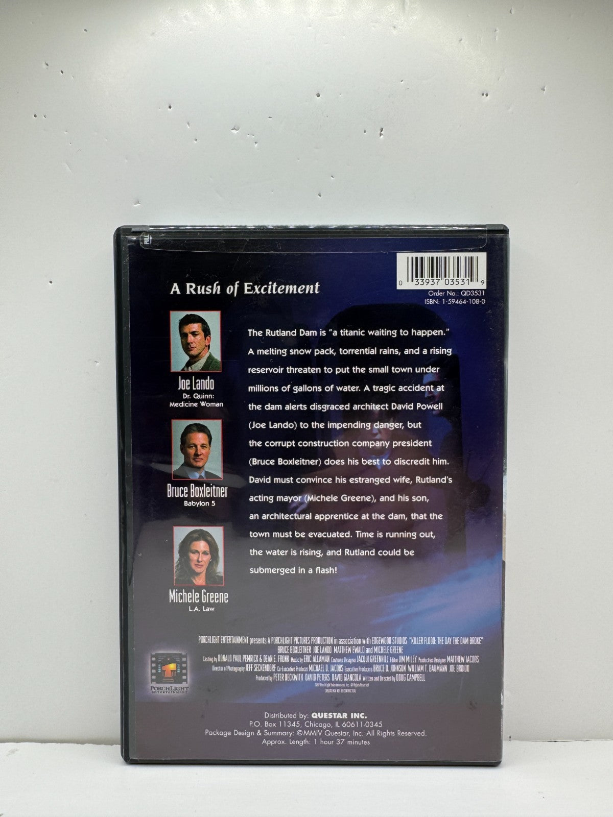Killer Flood The Day the Dam Broke (DVD) Joe Lando Drama