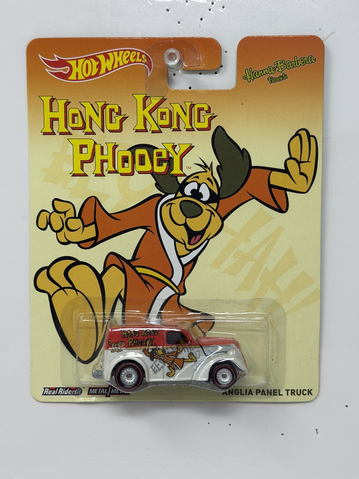 Hot Wheels Hong Kong Phooey Anglia Panel Truck 1:64 Diecast Real Riders