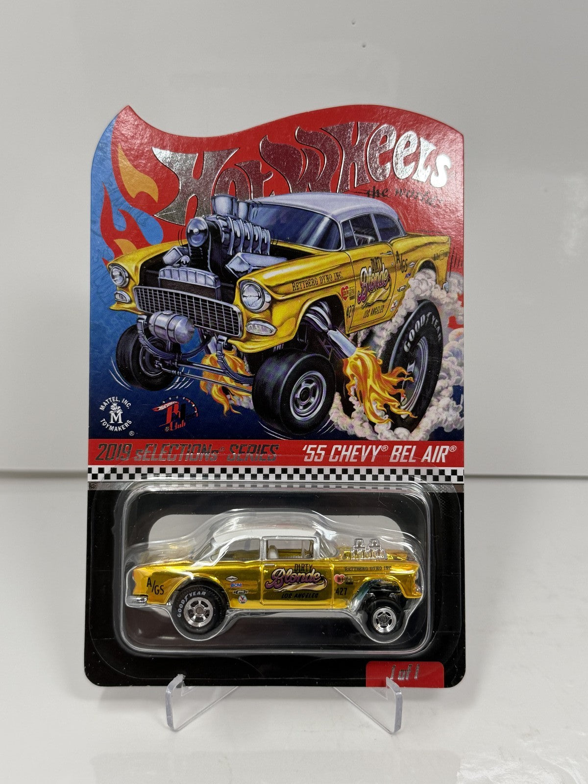 Hot Wheels RLC Red Line Club Selections 1955 Chevy Bel Air Gasser 1:64 Diecast