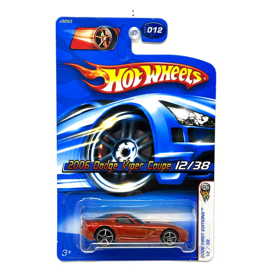 Hot Wheels First Editions 2006 Dodge Viper Coupe Red 1:64 Diecast