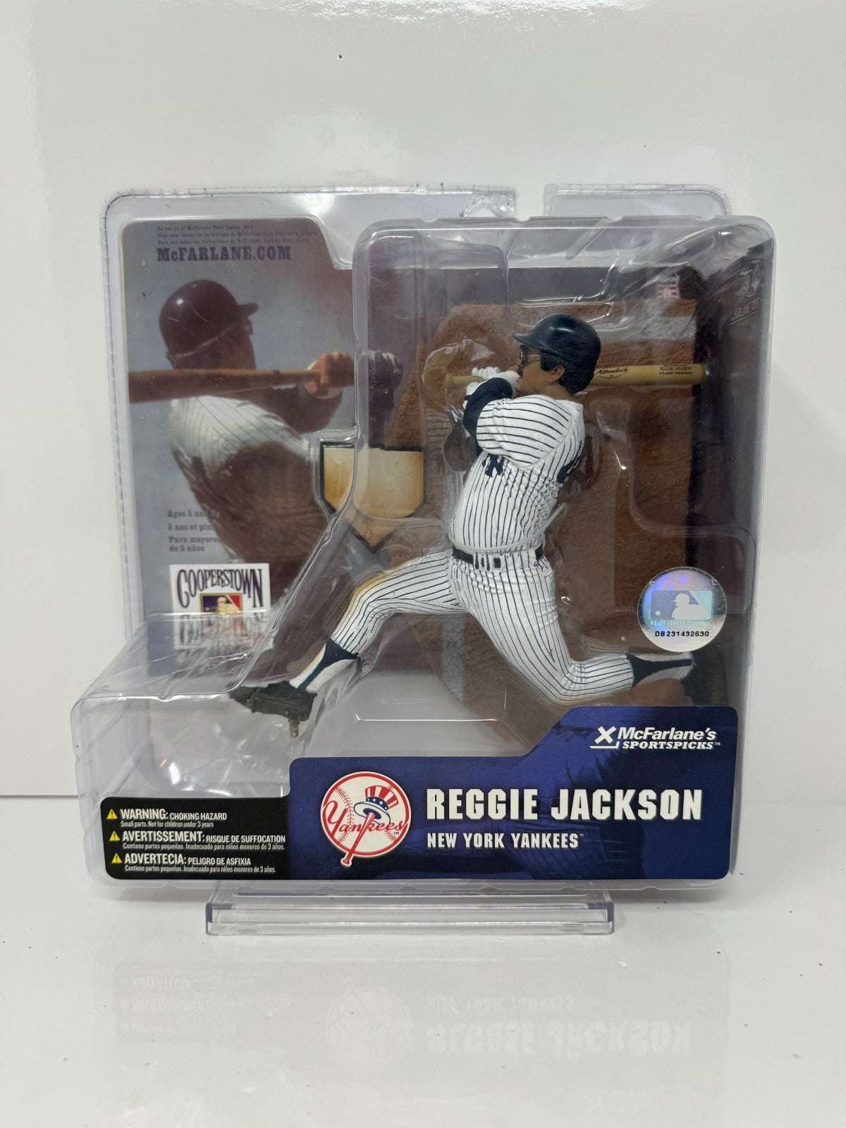 McFarlane MLB Reggie Jackson New York Yankees Cooperstown Collection Figure