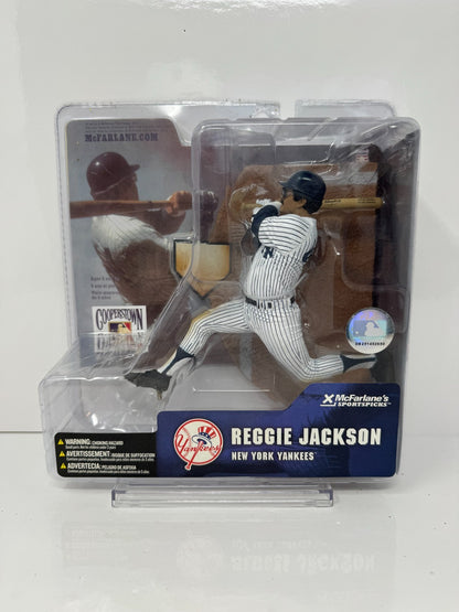 McFarlane MLB Reggie Jackson New York Yankees Cooperstown Collection Figure
