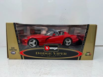 Bburago 1992 Dodge Viper RT/10 1:18 Diecast Gold Collection