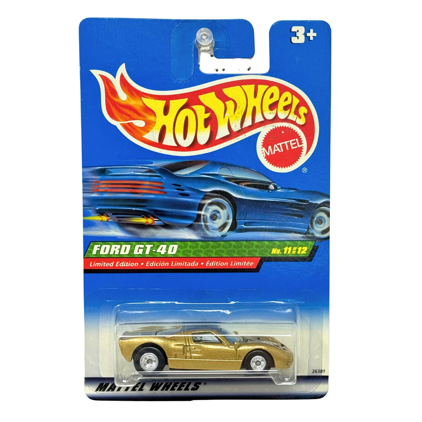 Hot Wheels T-Hunt Ford GT-40 1:64 Diecast Real Riders