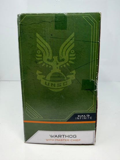 Halo Infinite Warthog with Master Chief Figure World of Halo Scale 8-Piece Set