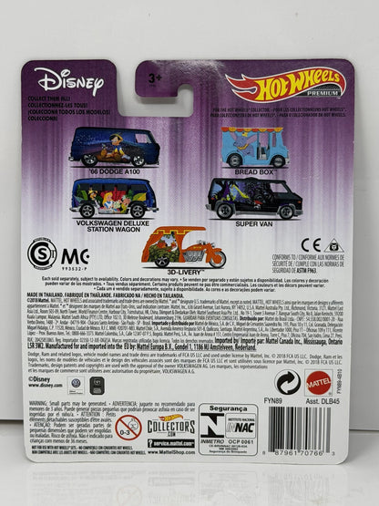 Hot Wheels Premium Disney Alice Wonderland Volkswagen Station Wagon 1:64 Diecast