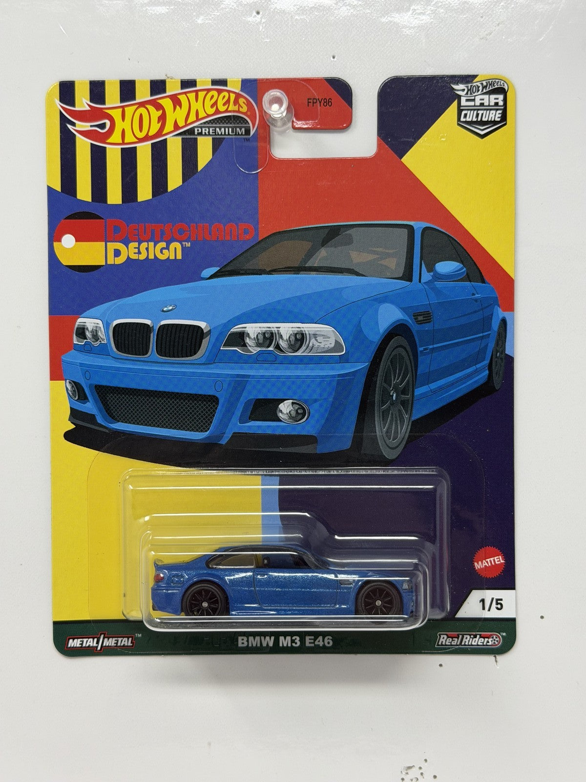Hot Wheels Premium Deutschland Design BMW M3 E46 1:64 Diecast