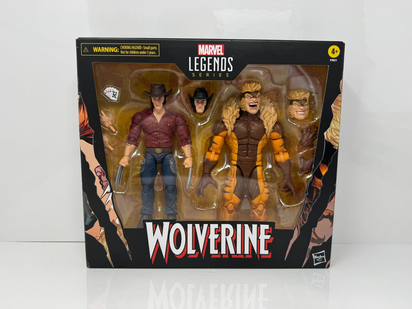 Marvel Legends Wolverine 50th Anniversary Logan vs Sabretooth 2-Pack Figure