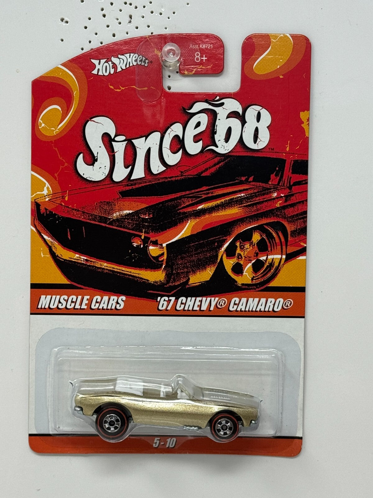 Hot Wheels Since '68 Muscle Cars 1967 Chevy Camaro Muscle Car 1:64 Diecast