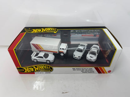 Hot Wheels Premium Toyota 4-Pack Collector Diorama Set 1:64 Diecast